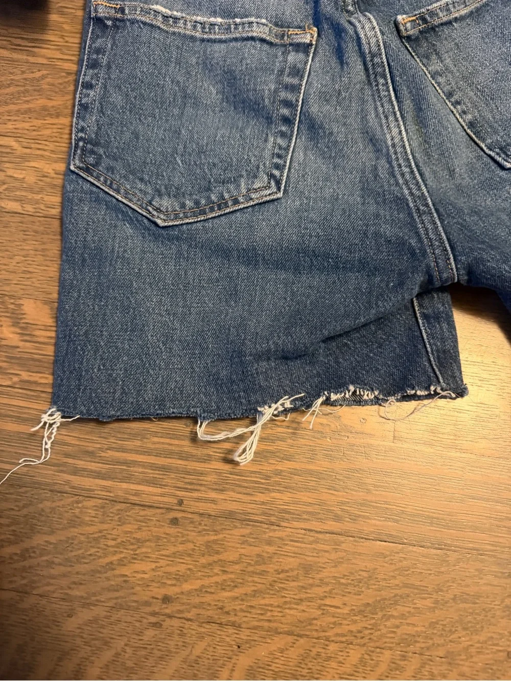 Frame Distressed Bermuda Shorts Le Vintage Bermuda Cutoffs Size 27 Distressed
